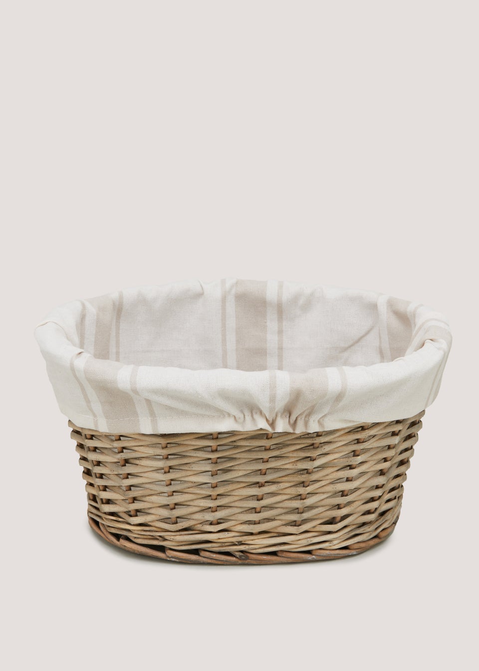 Willow Oval Storage Basket (18cm x 35cm x 25cm)