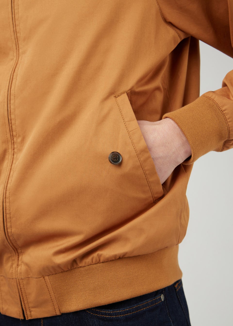 Ben Sherman Brown Harrington Jacket