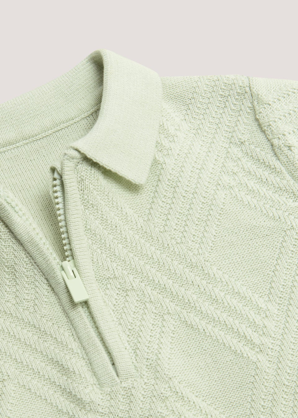 Boys Sage Knitted Polo Shirt (9mths6yrs) Matalan