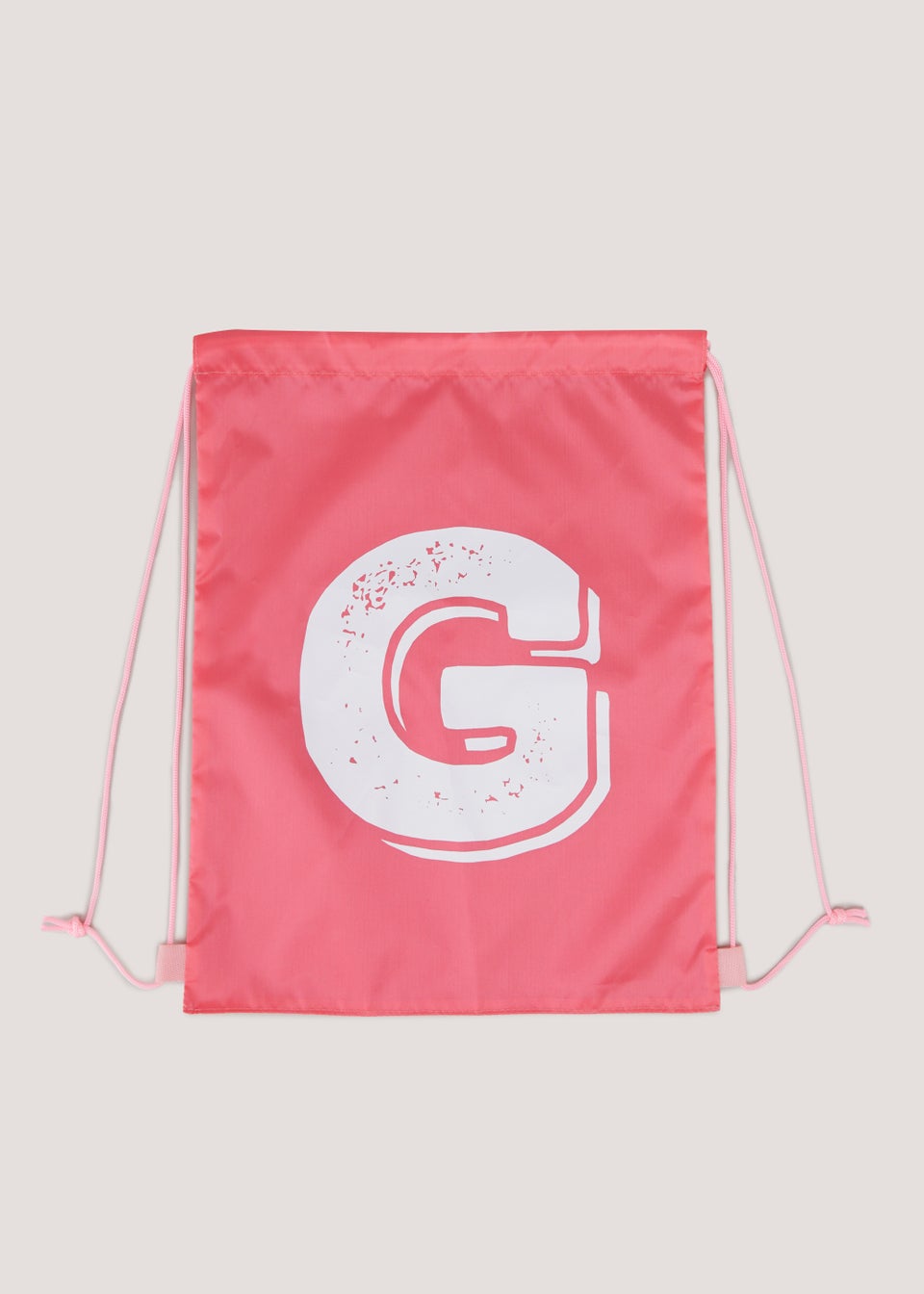 Kids Pink Alphabet School Pump Bag