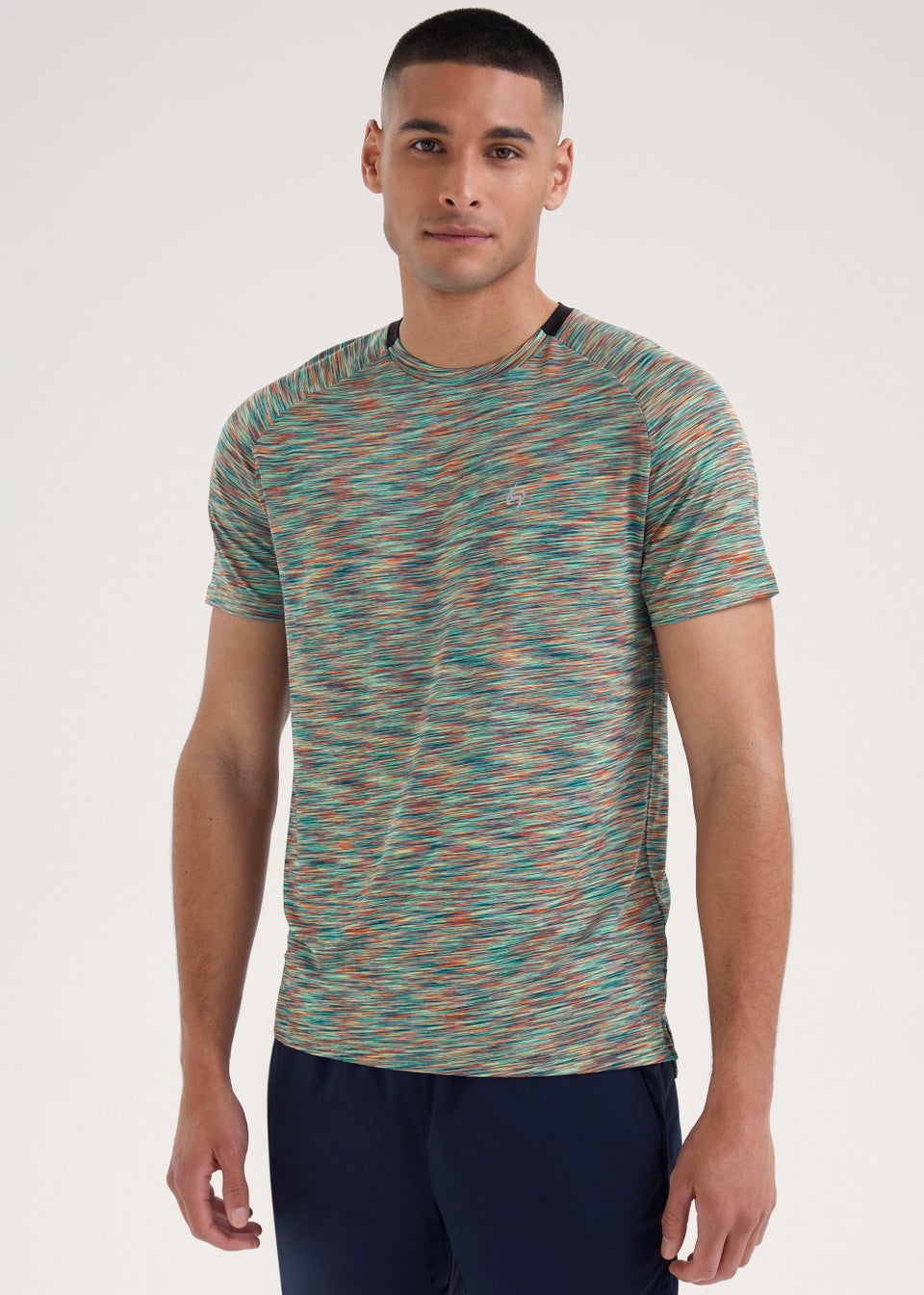 Souluxe Orange Space Dye Sports T-Shirt