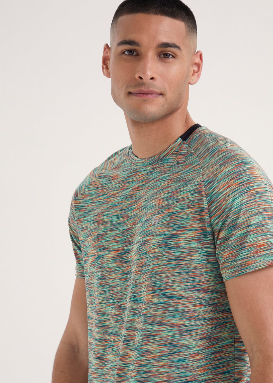 Souluxe Orange Space Dye Sports T-Shirt