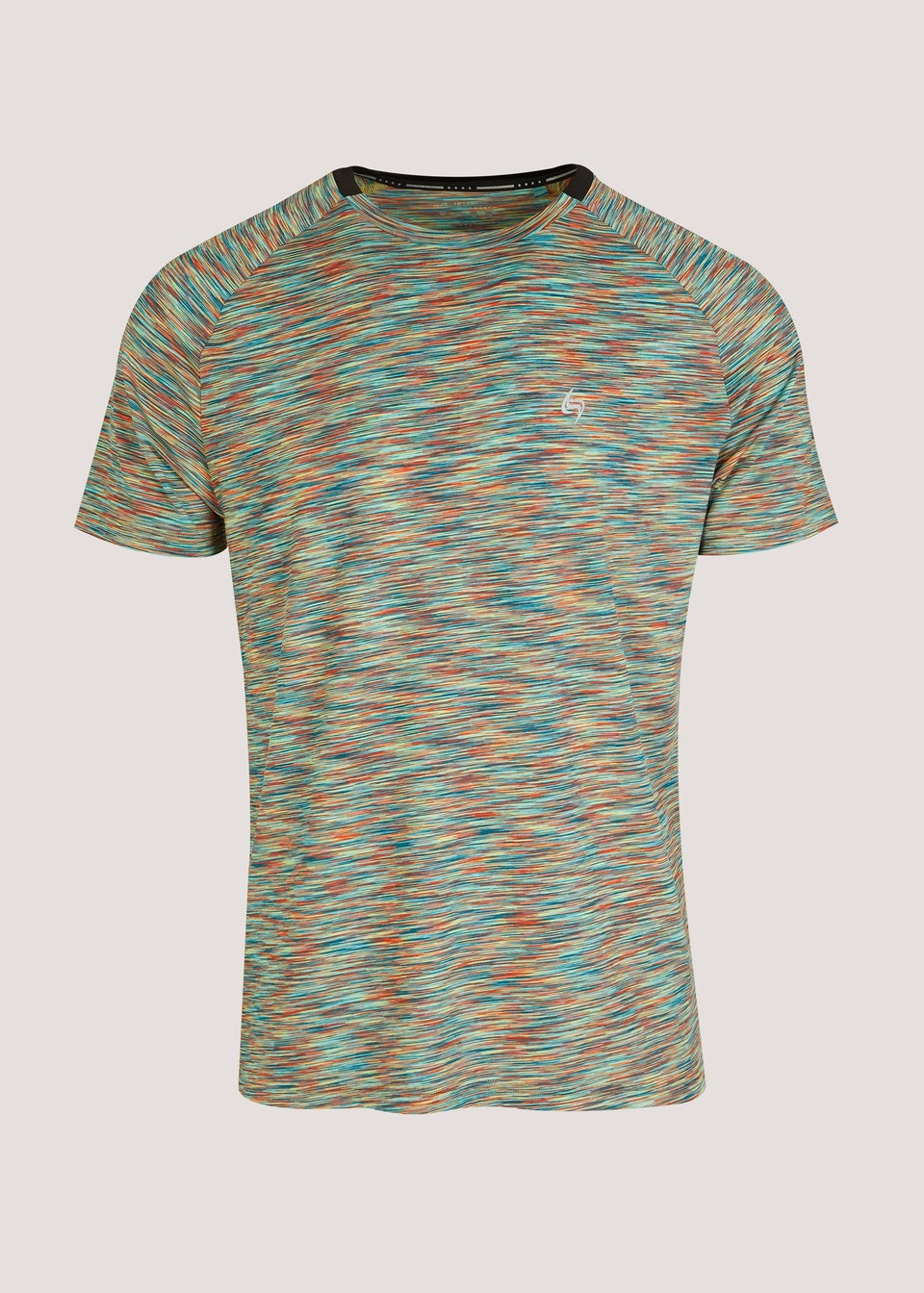 Souluxe Orange Space Dye Sports T-Shirt