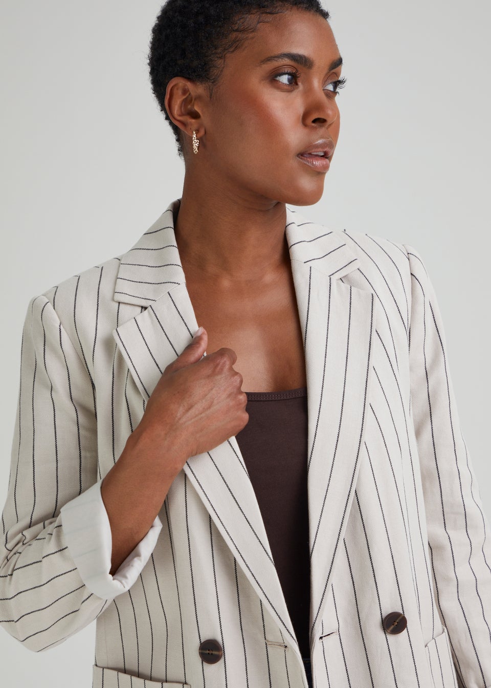 White striped blazer shop