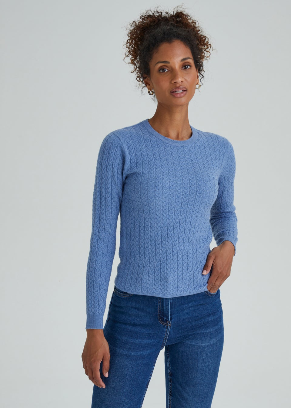 Blue Baby Cable Jumper
