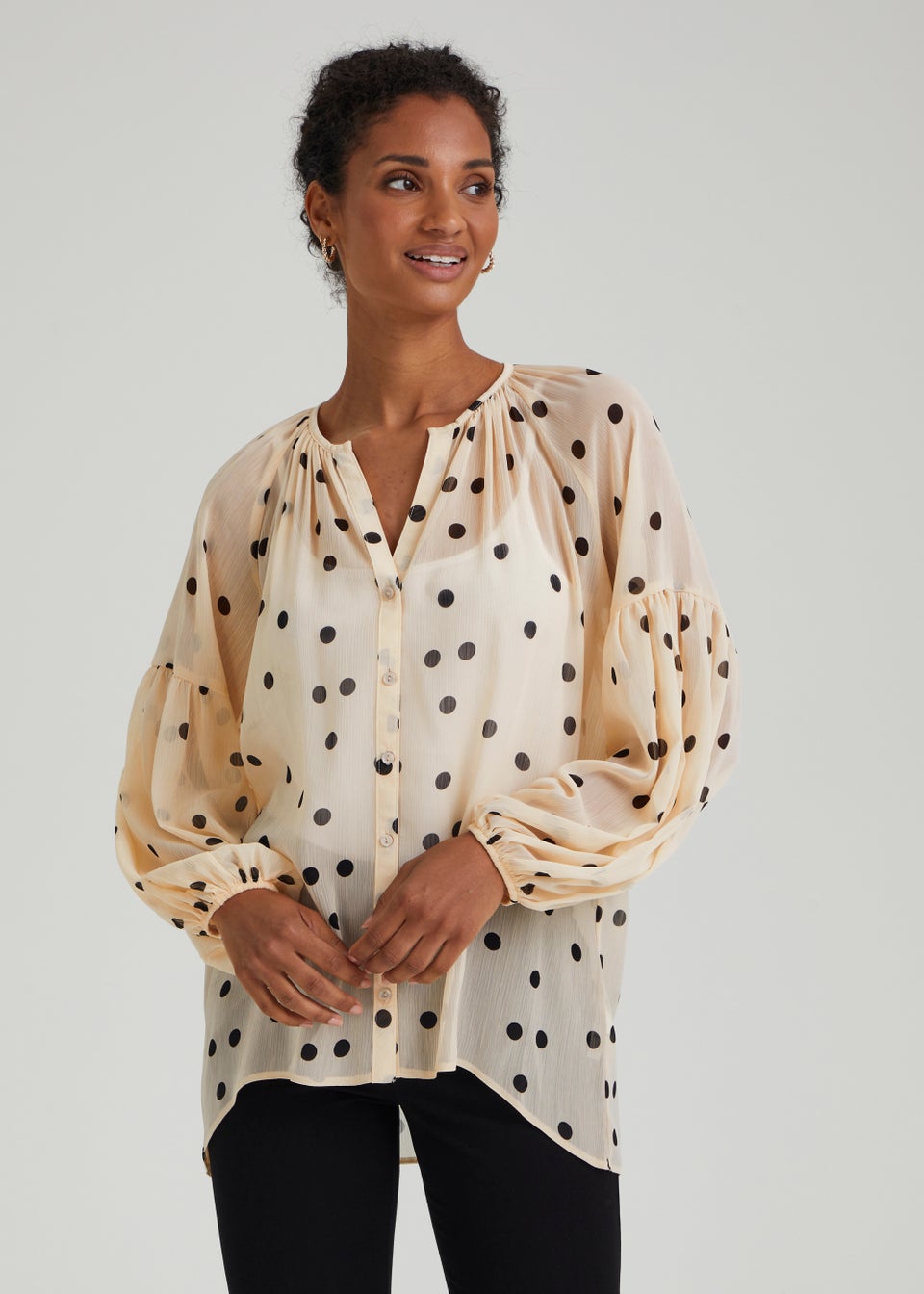 Matalan polka hot sale dot top