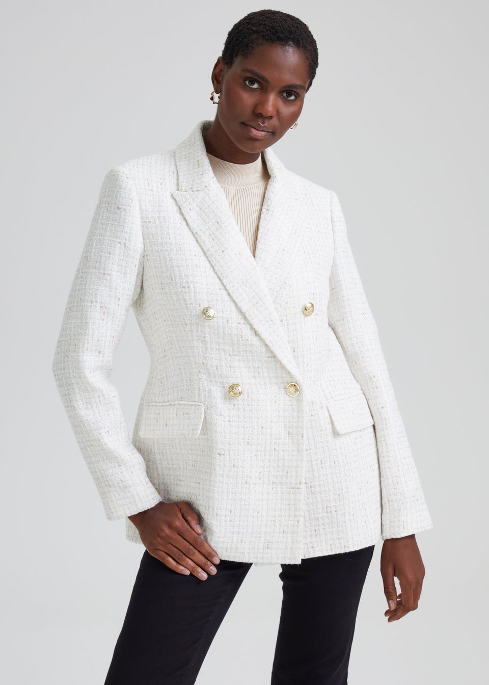 Matalan white blazer clearance