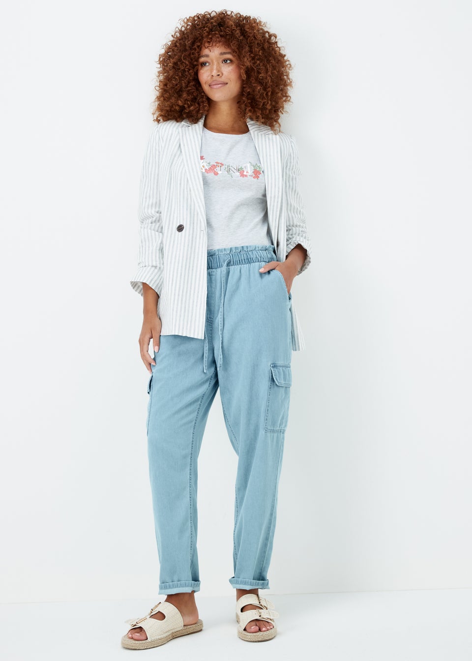 Denim combat trousers outlet