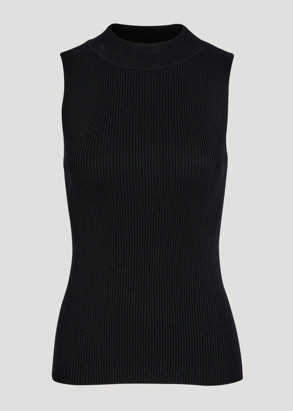Et Vous Black Knitted Vest Top