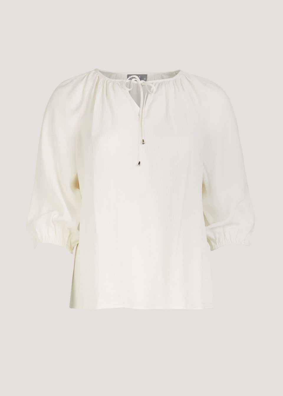 Papaya Curve White Boho Blouse