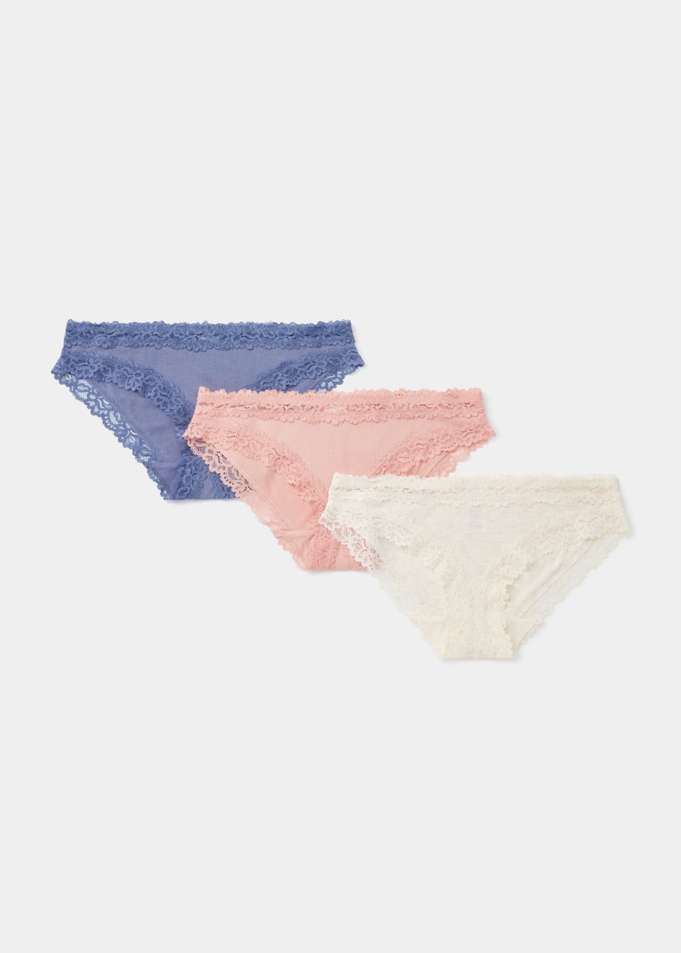 3 Pack Ribbed Mini Knickers