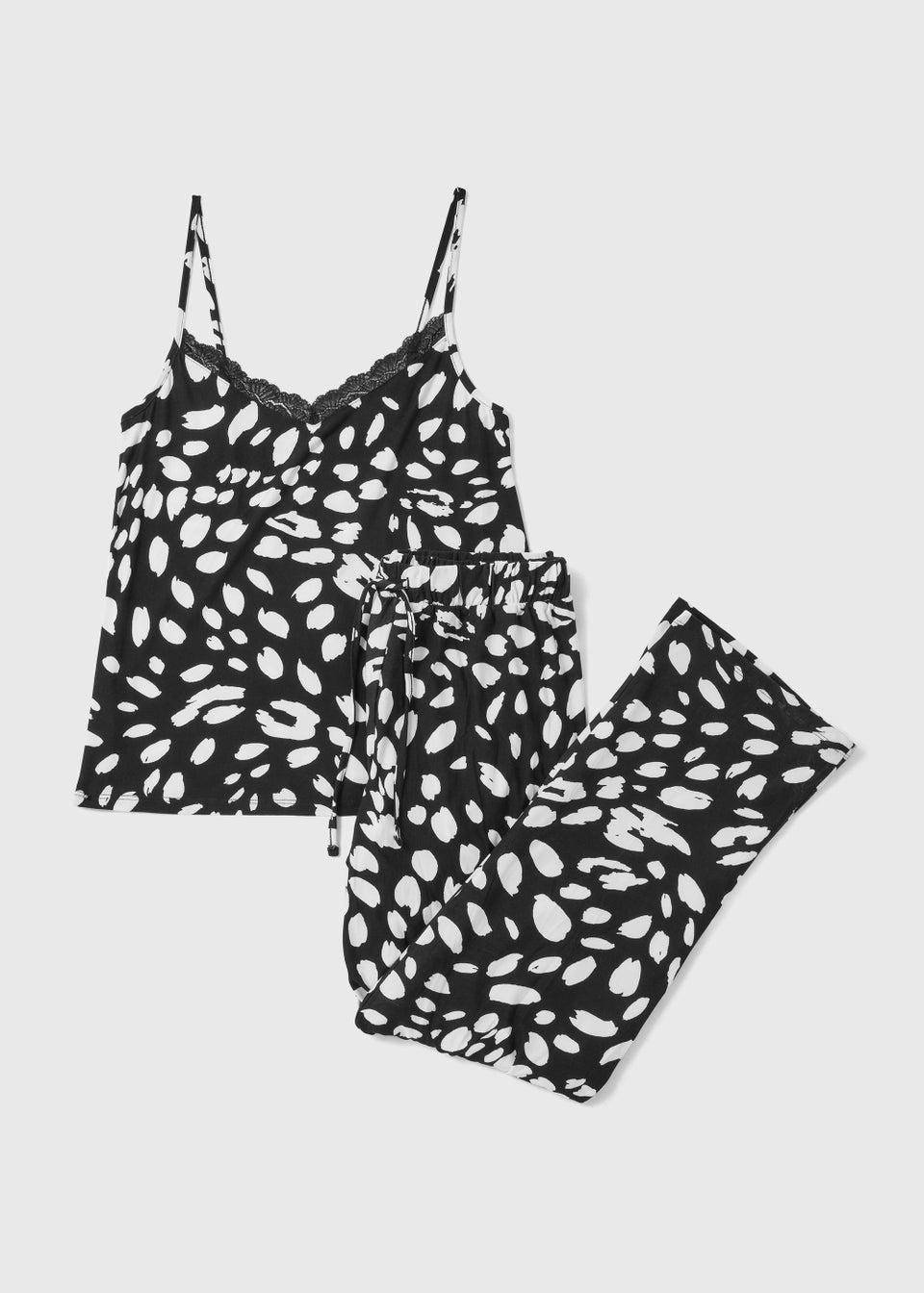 Black soft touch pyjamas 2025