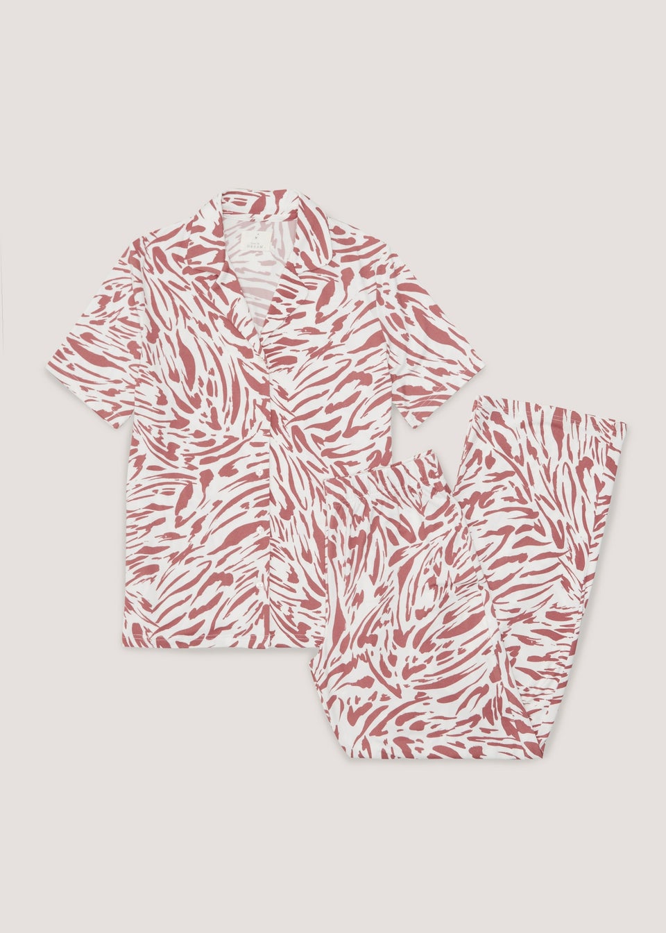 Pink Zebra Print Pyjama Set