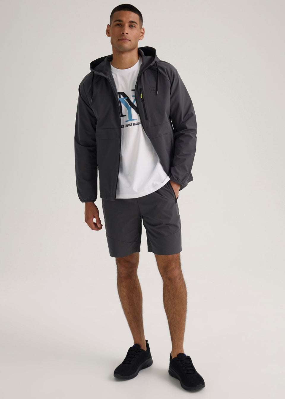 US Athletic Grey Woven Shorts