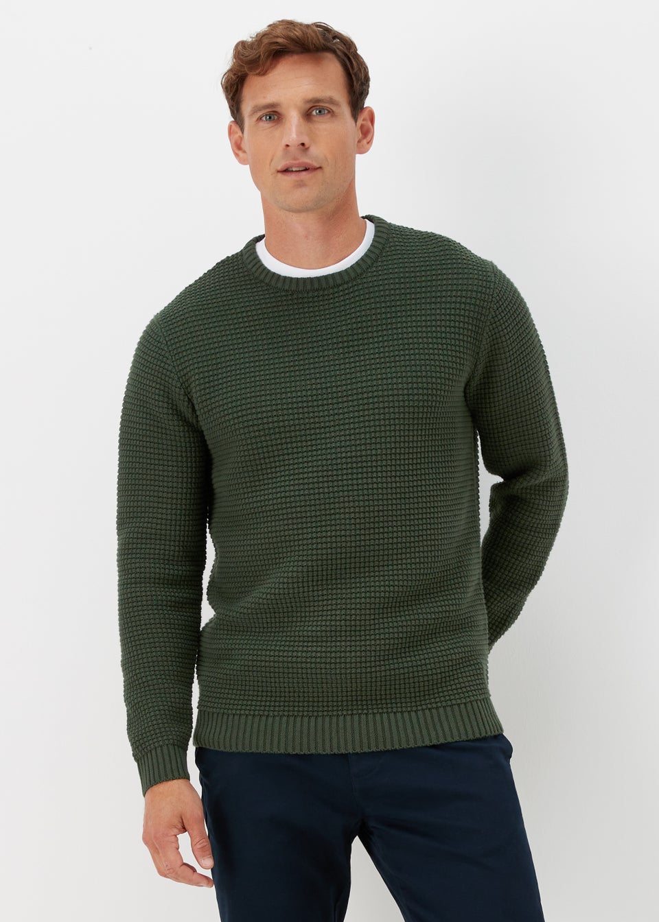Green Knitted Sweatshirt