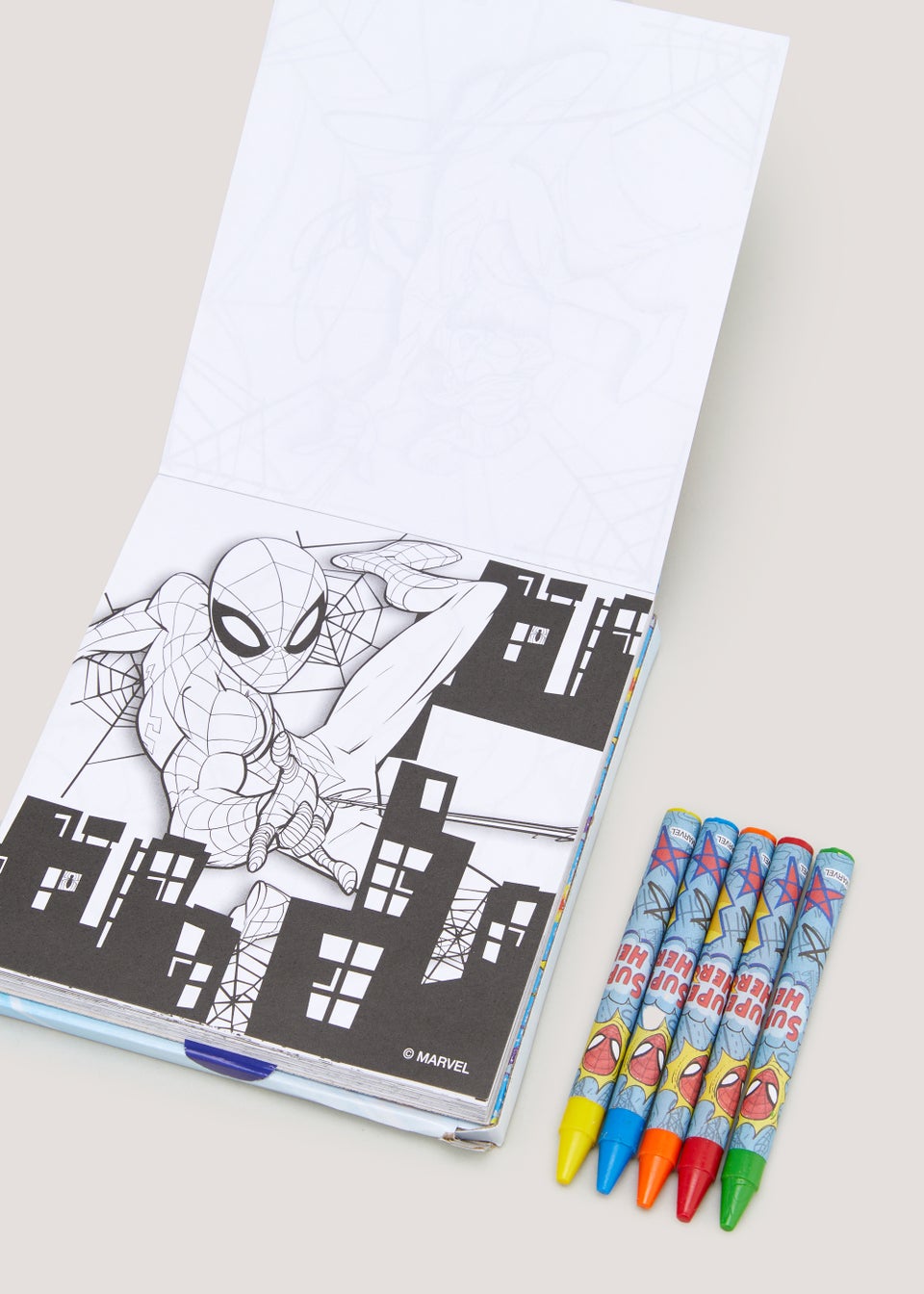 Marvel Spider-Man Carry Along Colouring Set