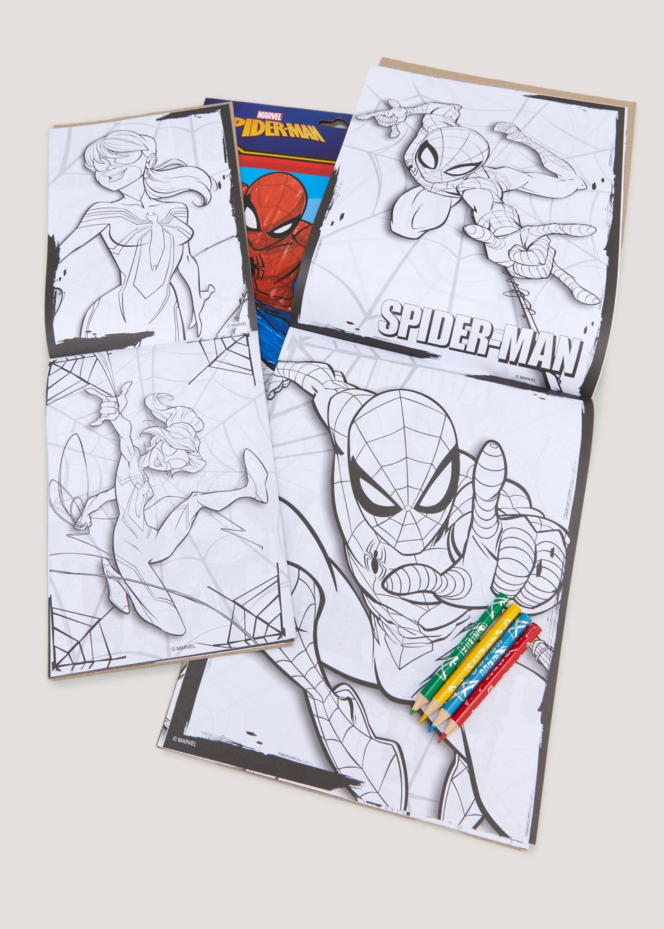 Marvel Spider-Man Colouring Play Pack