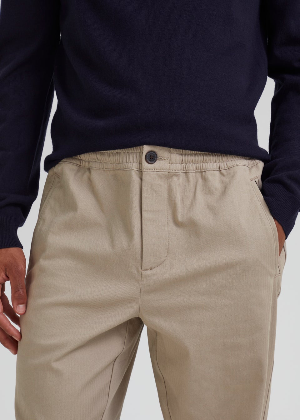 Bone Textured Trousers