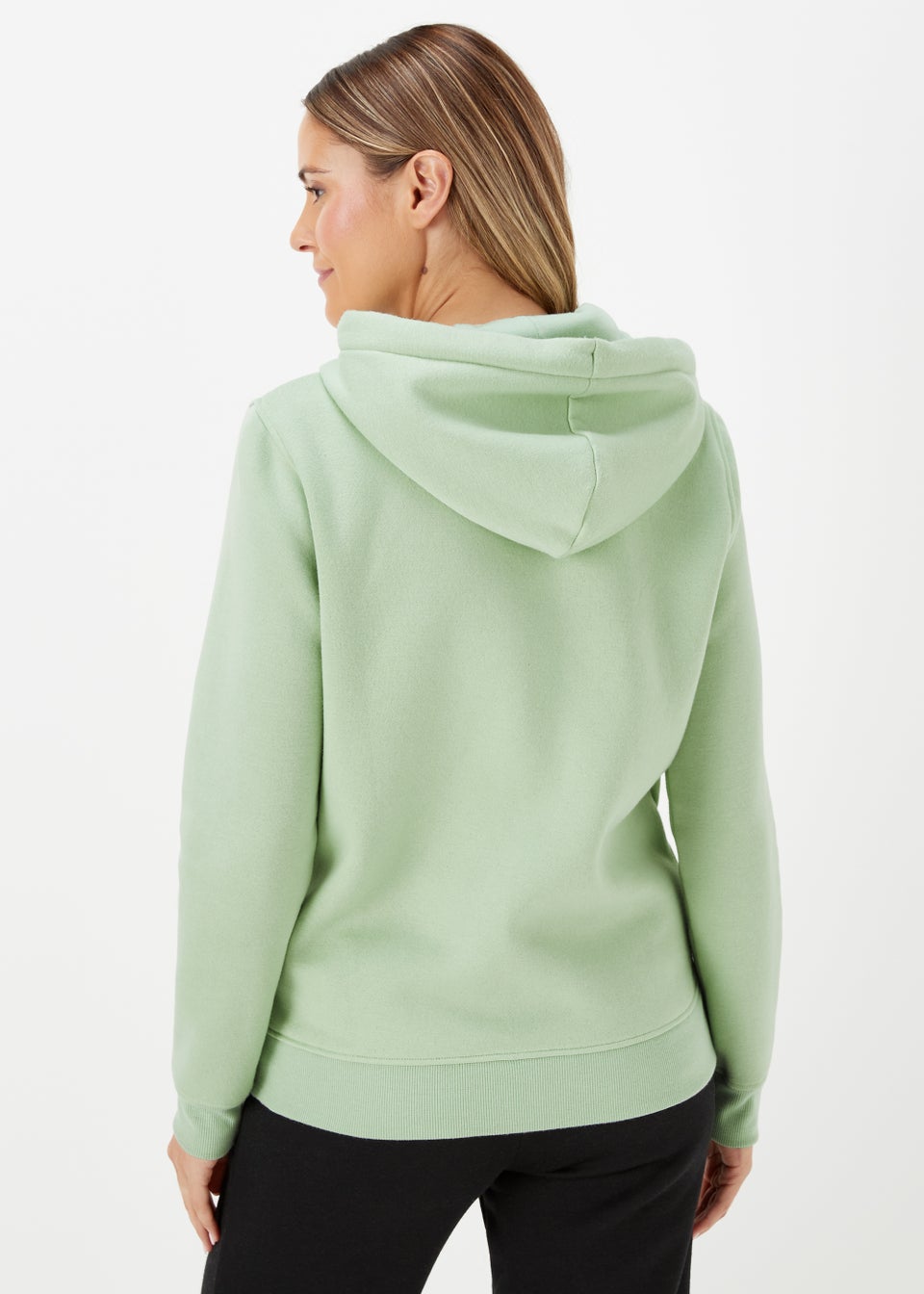 Green Zip Up Hoodie