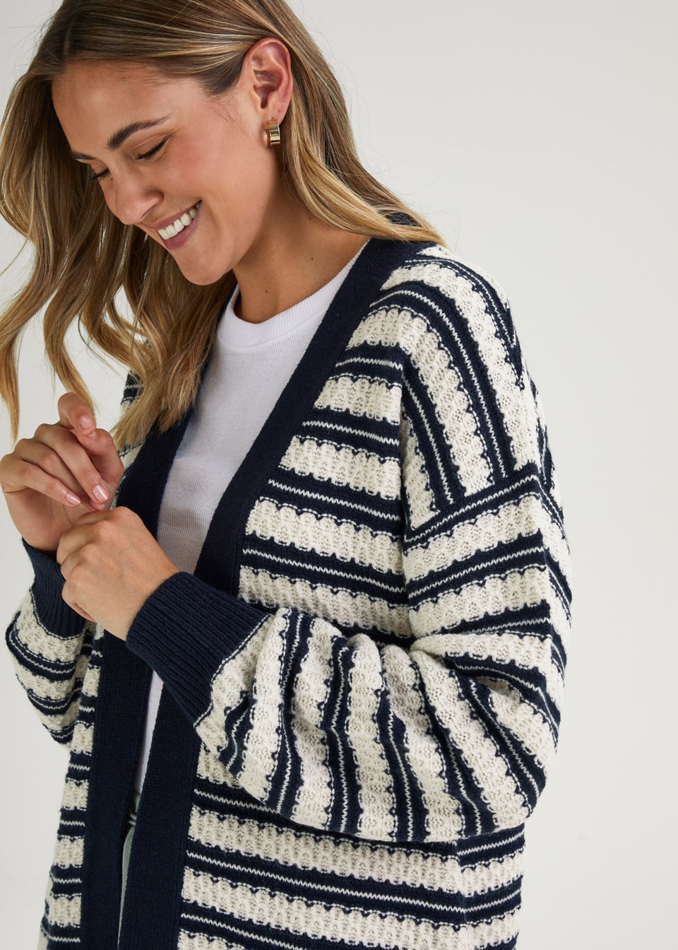 Navy shop cardigan matalan