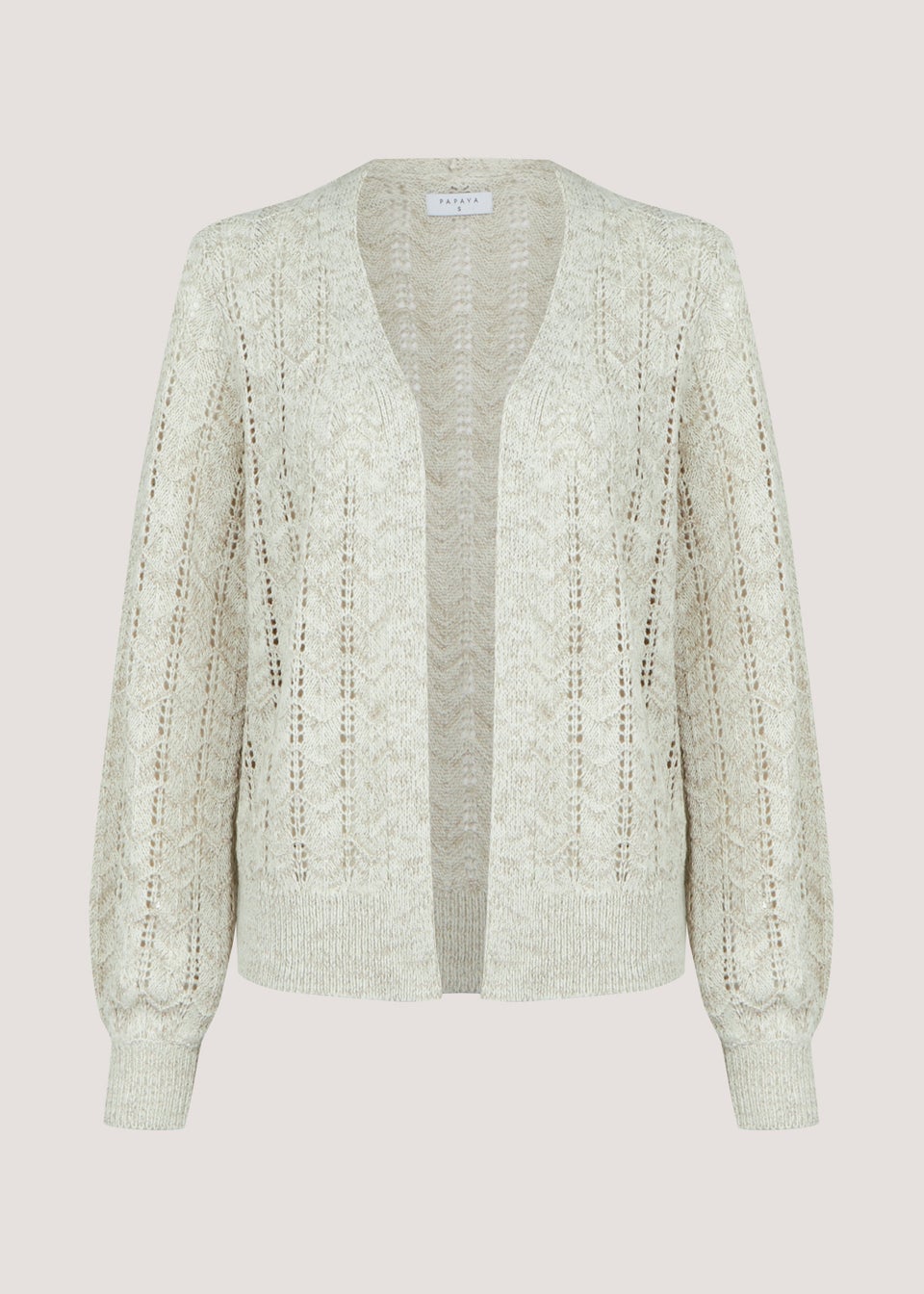Taupe Stitch Cardigan