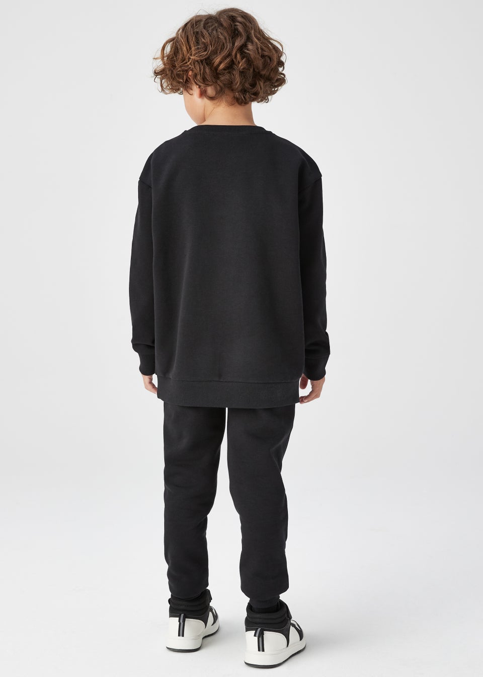 Matalan boys black on sale joggers