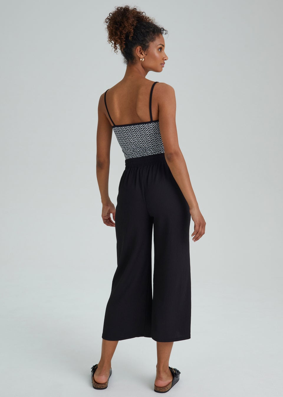 Matalan black clearance cropped trousers
