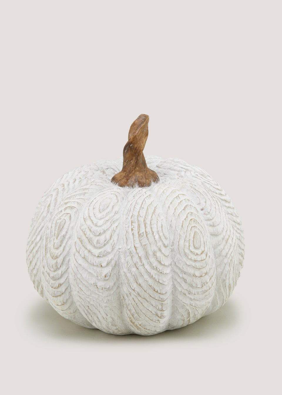 White Pumpkin Resin Ornament (22cm x 19cm)