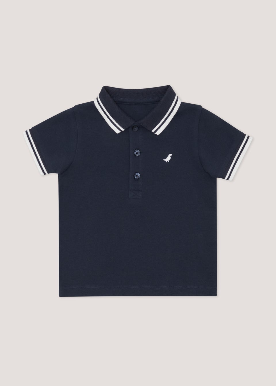 Boys Navy Pique Polo Shirt 9mths 6yrs
