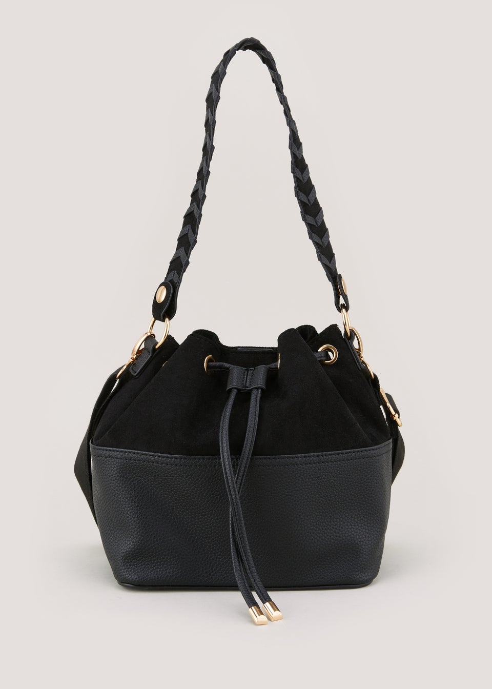 Black Bucket Bag Matalan