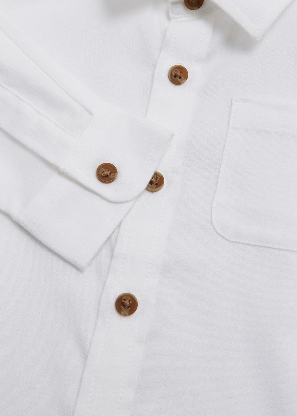 Boys White Long Sleeve Shirt (9mths-6yrs)