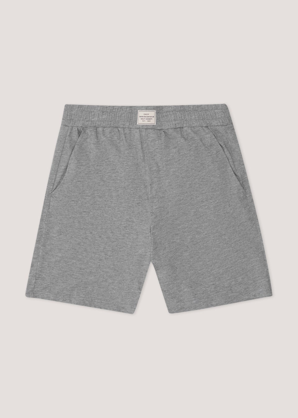 Grey Marl Pyjama Boxer Shorts