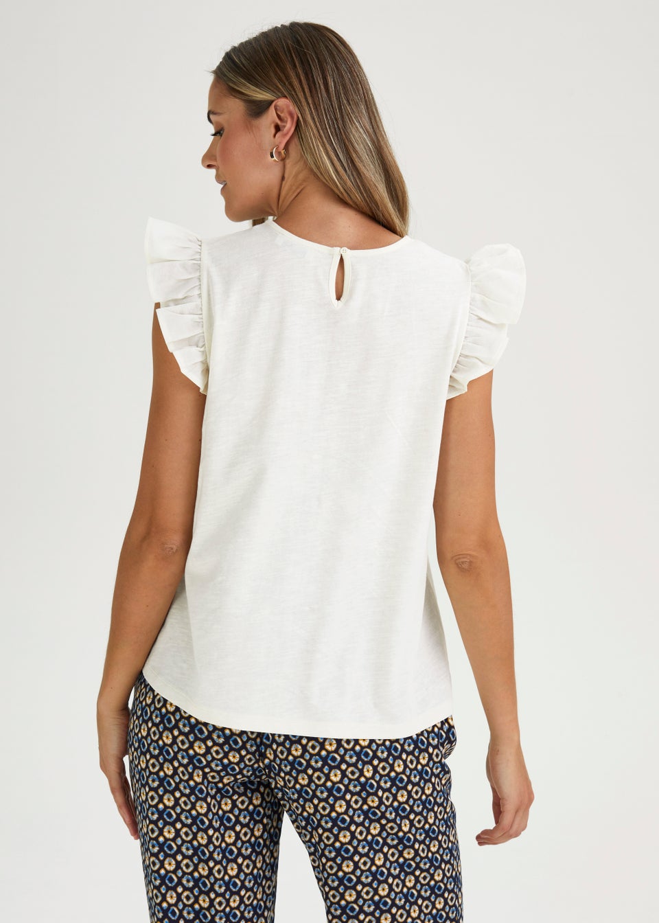 Ivory Pintuck Top
