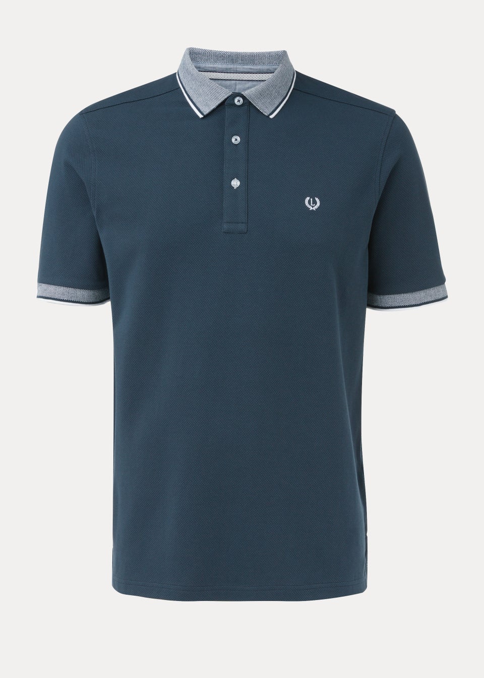 Lincoln Navy Tipped Polo Shirt - Matalan