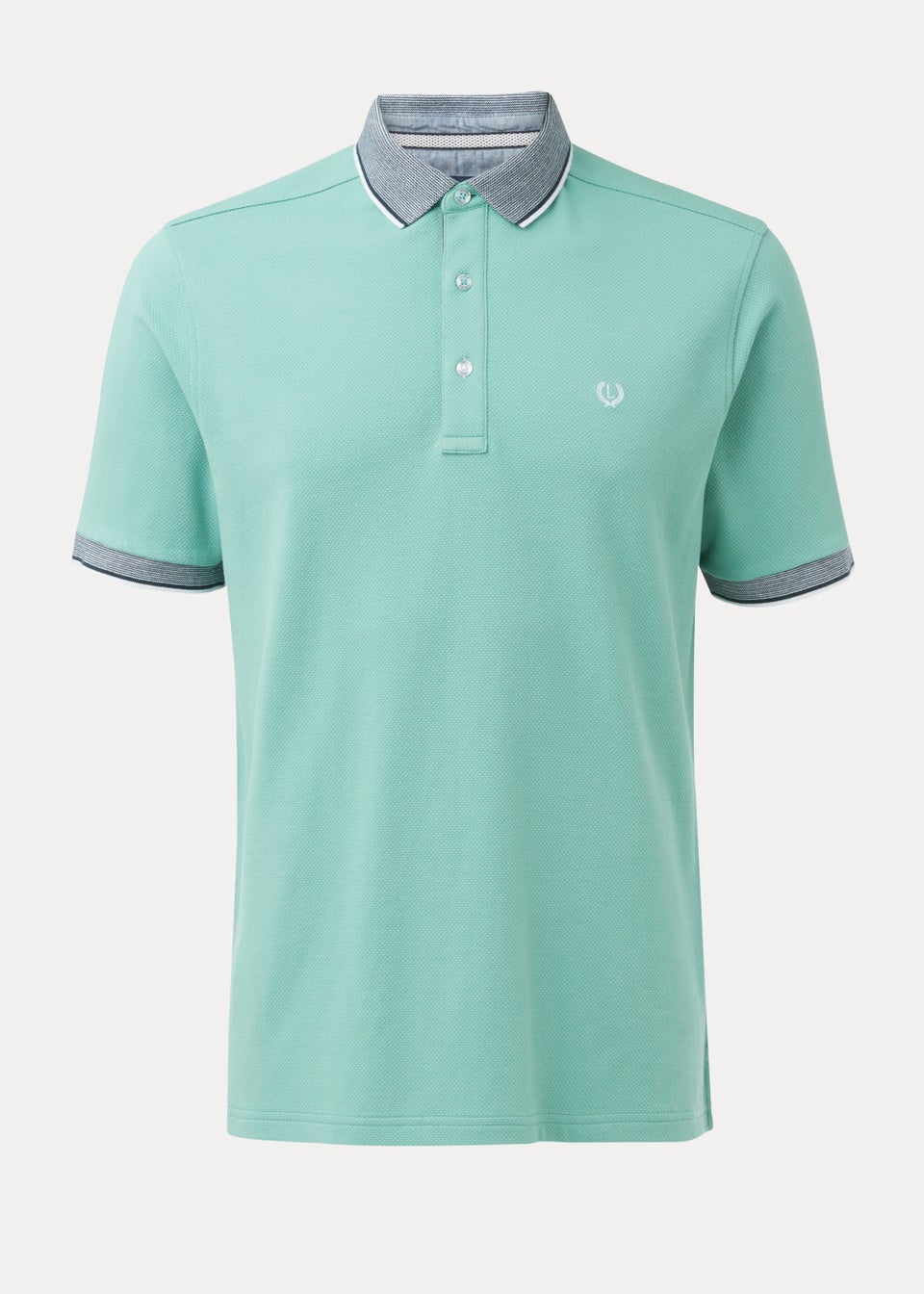 Lincoln Green Tipped Polo Shirt - Matalan