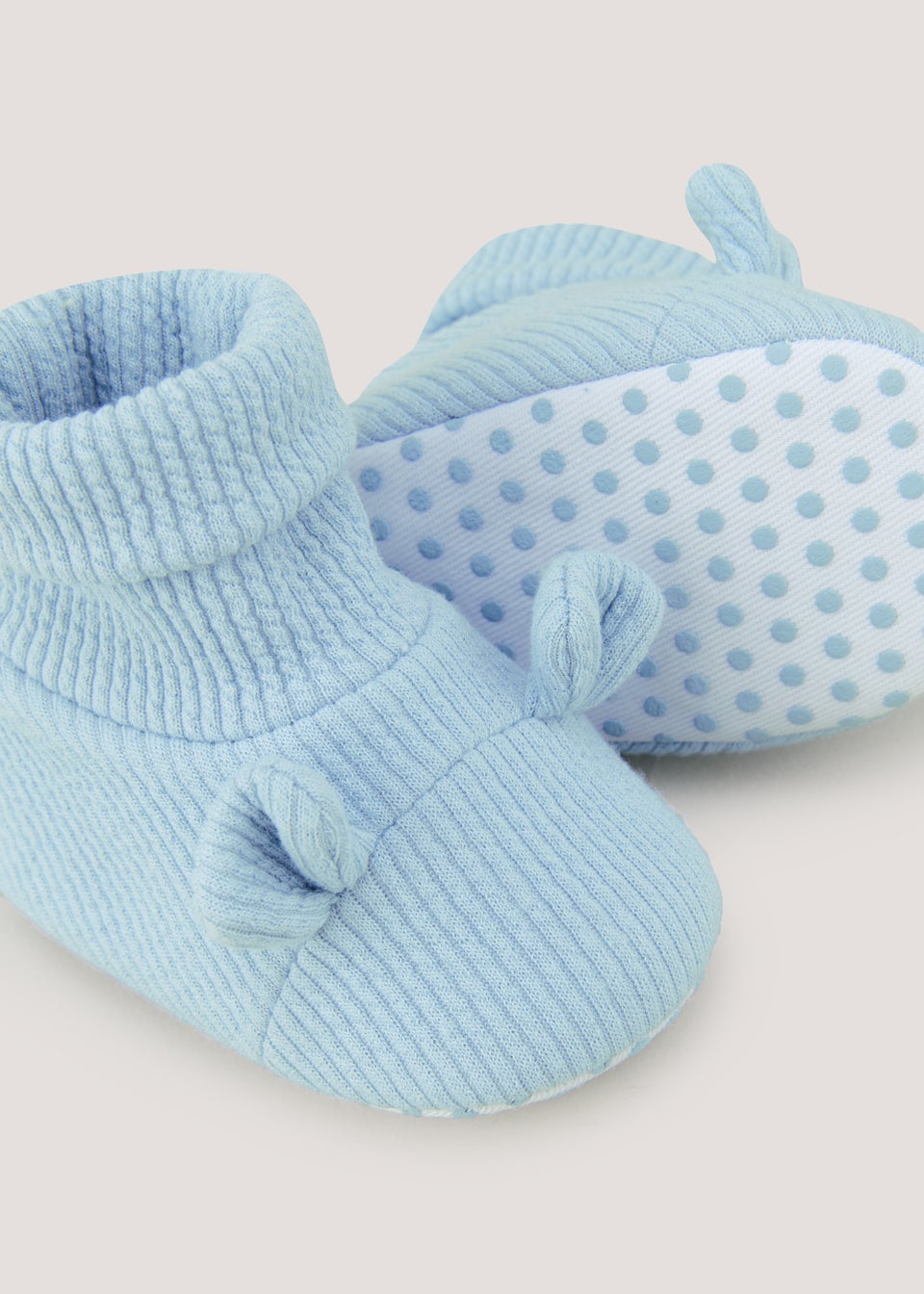 Blue Bunny Soft Sole Baby Sock Booties (Newborn-18mths)