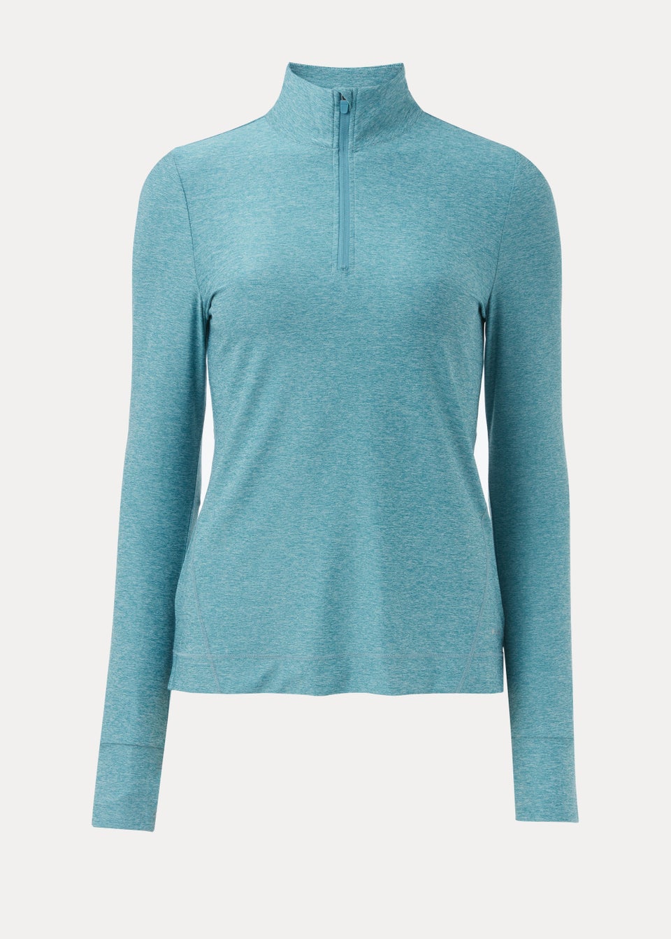 Souluxe Teal Half Zip Top Matalan