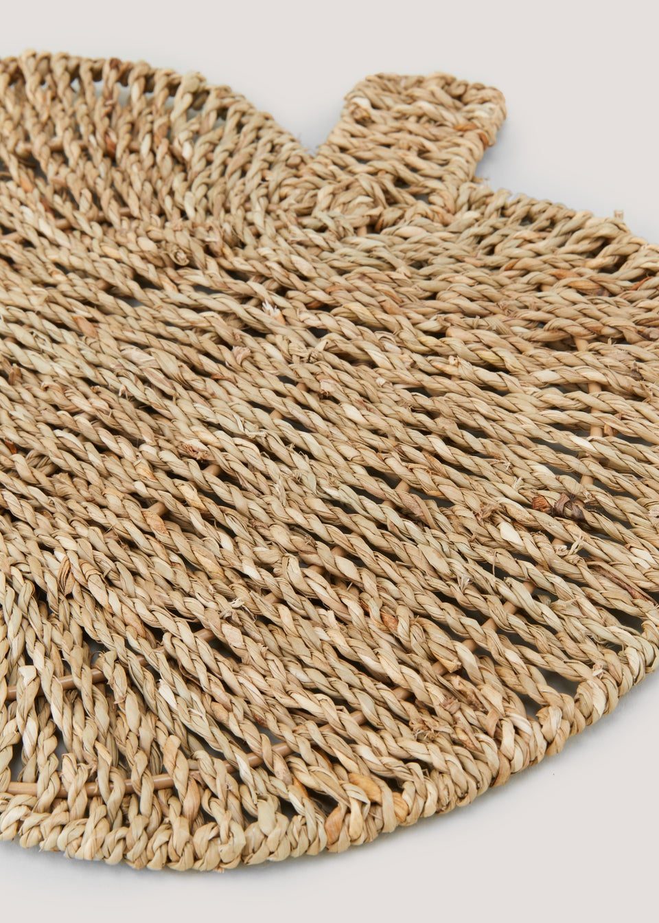 Natural Woven Pumpkin Seagrass Placemat (36.5cm x 29cm)