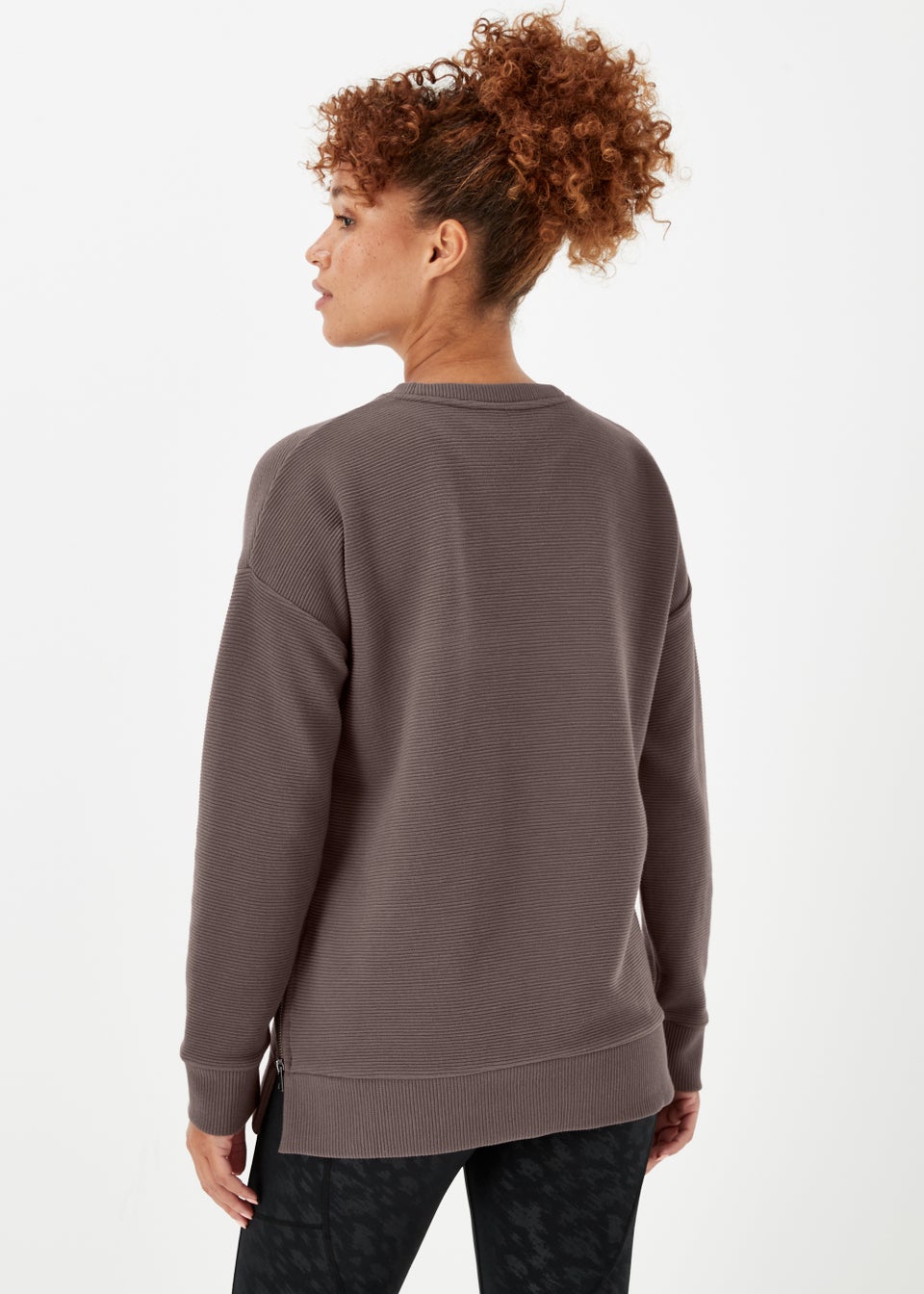 Souluxe Brown Sports Sweatshirt