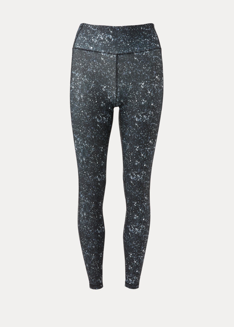 Souluxe Black Splatter Print Sports Leggings
