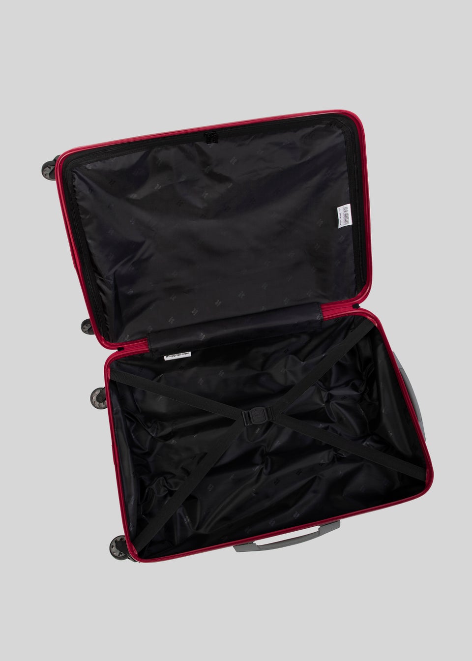 IT Luggage Red Hard Shell Suitcase