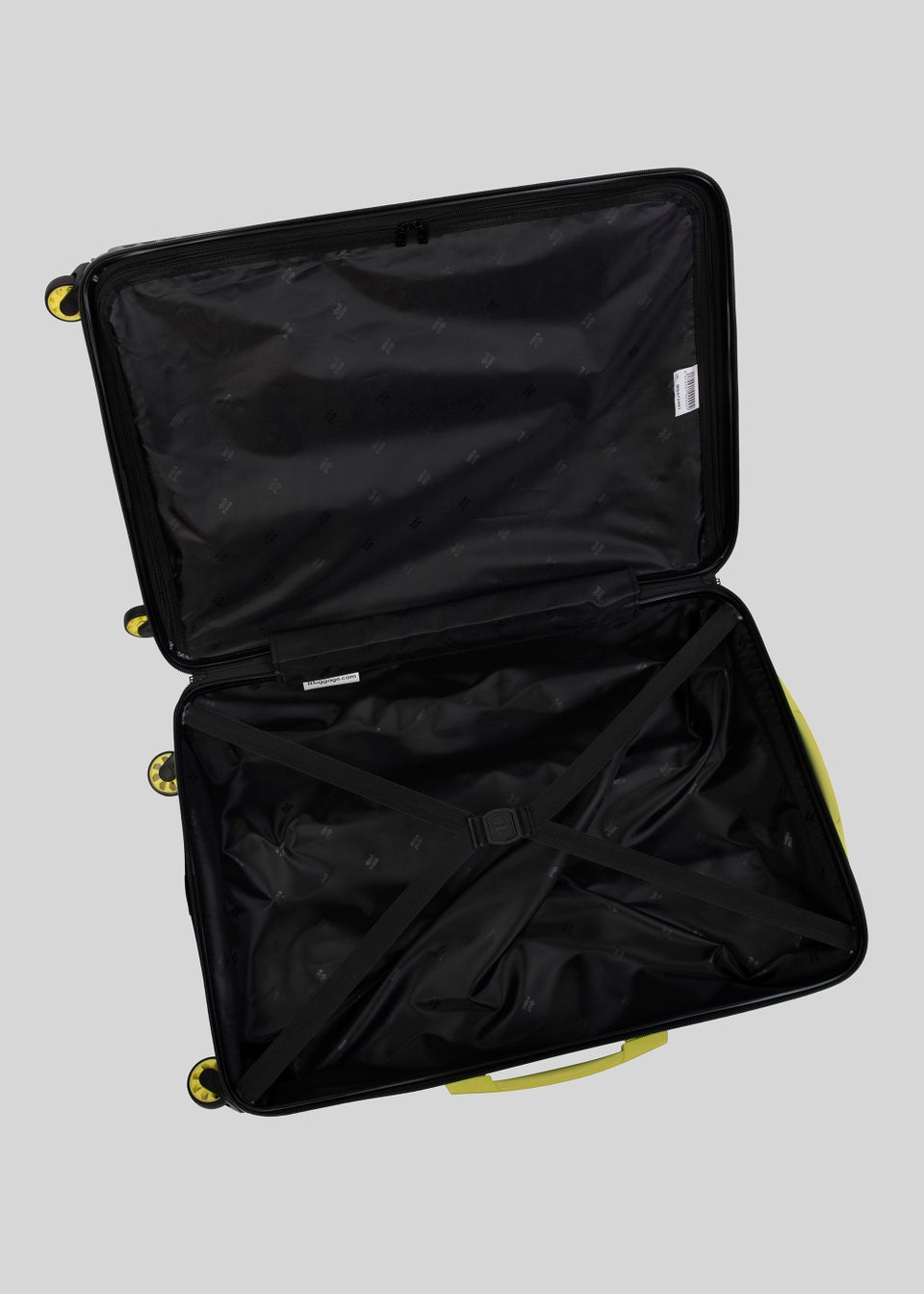 IT Luggage Black Hard Shell Suitcase