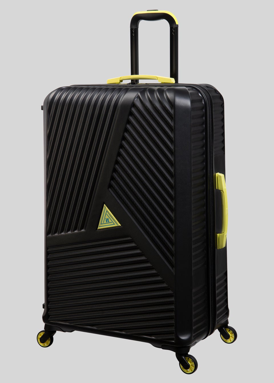 Black and yellow suitcase 2025