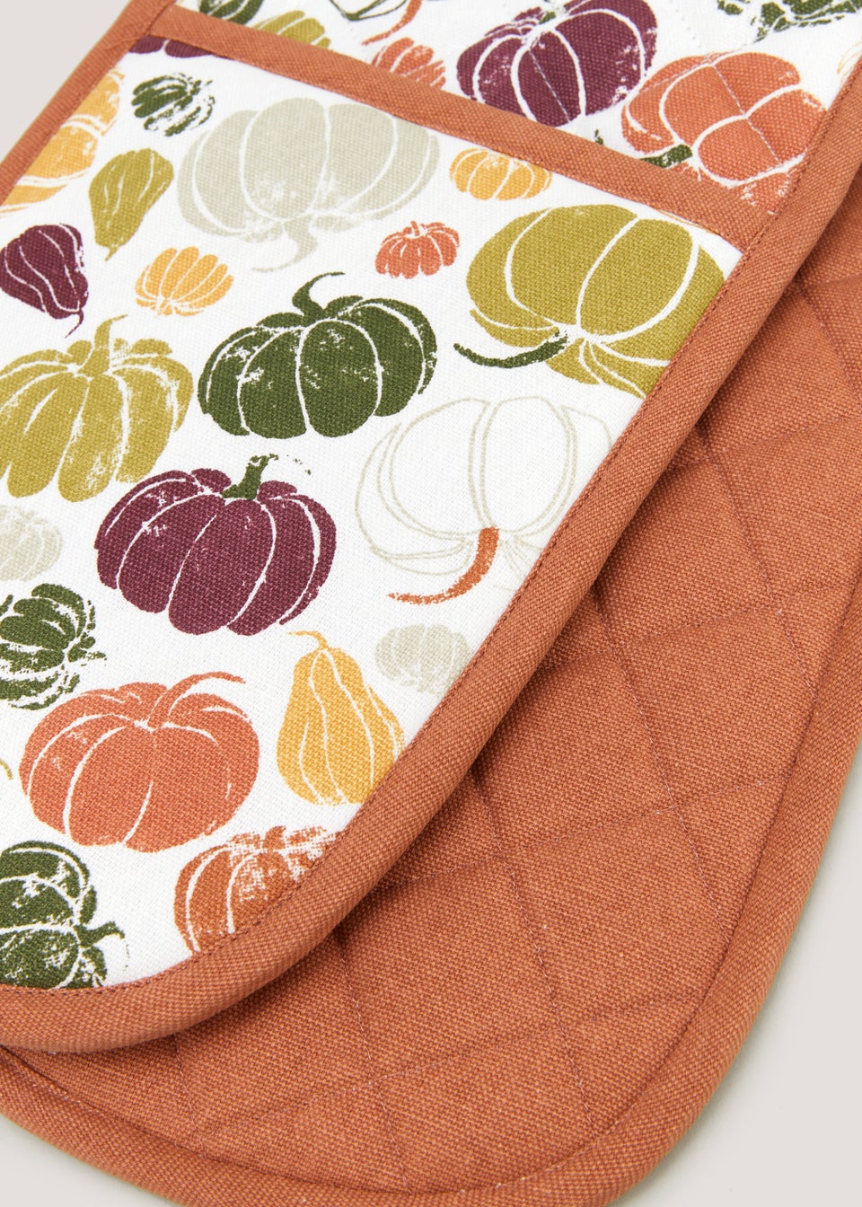 Multicoloured Pumpkin Oven Gloves (92cm x 18.5cm)