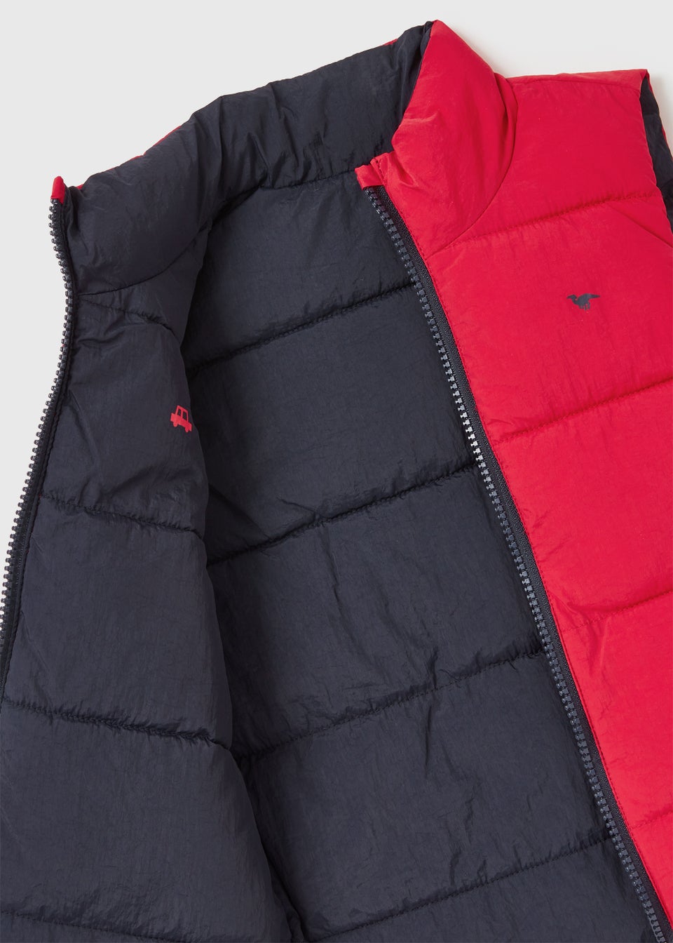 Boys Navy Reversible Quilted Gilet 9mths 6yrs