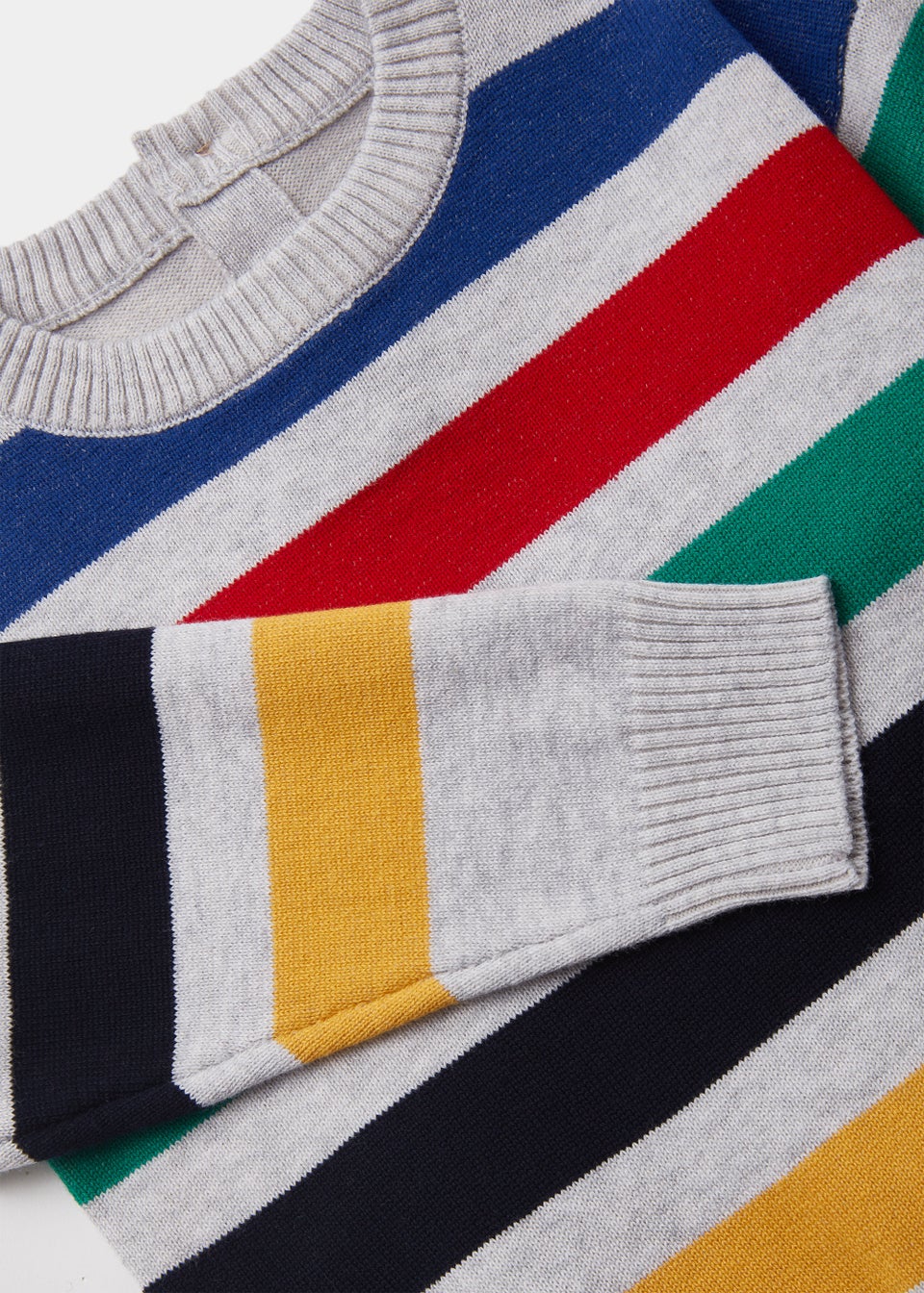 Boys Multicoloured Fine Stripe Sweatshirt (9mths-6yrs)
