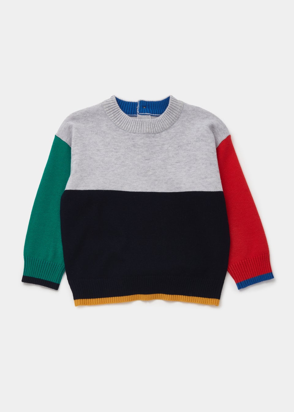 Boys Colour Block Sweatshirt (9mths-6yrs)