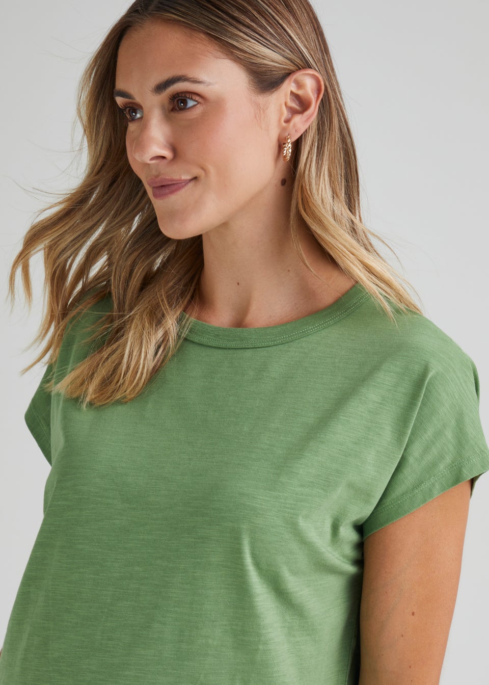 Green Longline T-Shirt