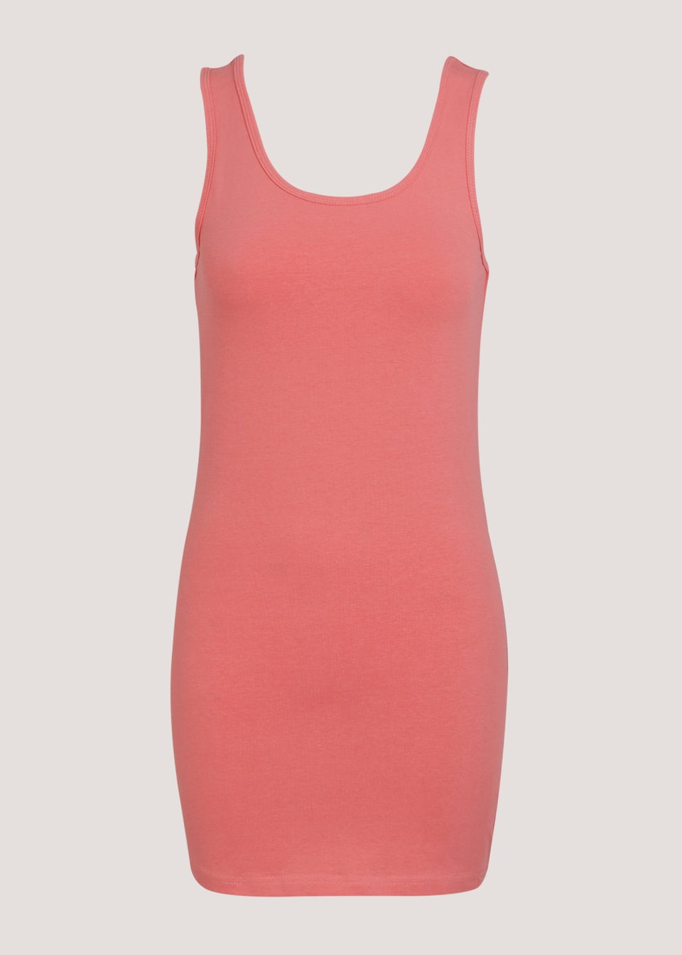 Pink Longline Vest Top