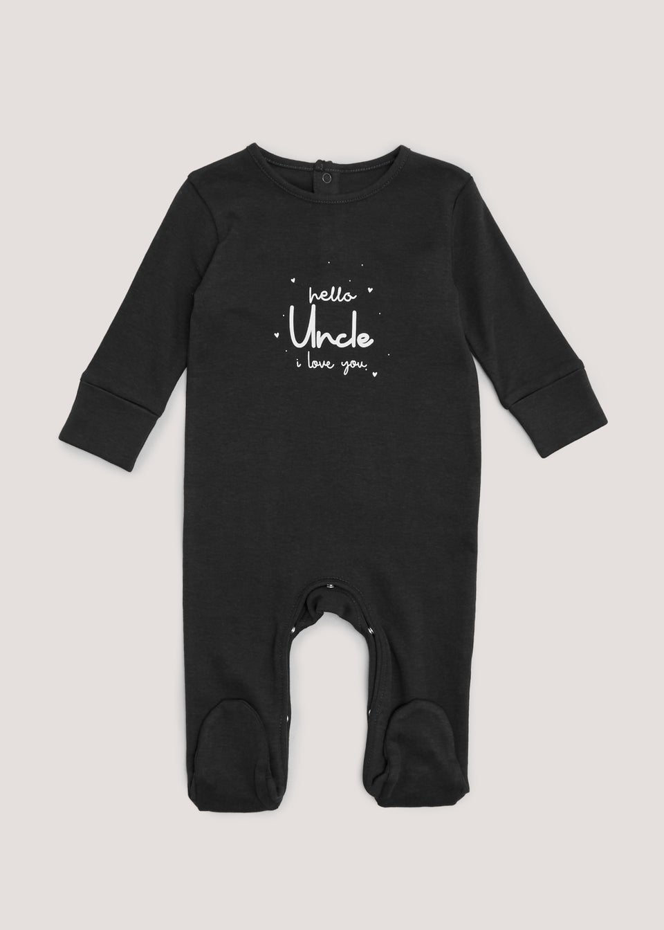 Baby Cream Uncle Sleepsuit (Tiny Baby-18mths)